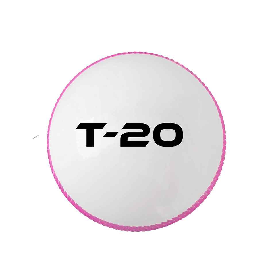 Jaspo PVC T-20 Soft Cricket Balls | White | Pack of 3 | Standard Size