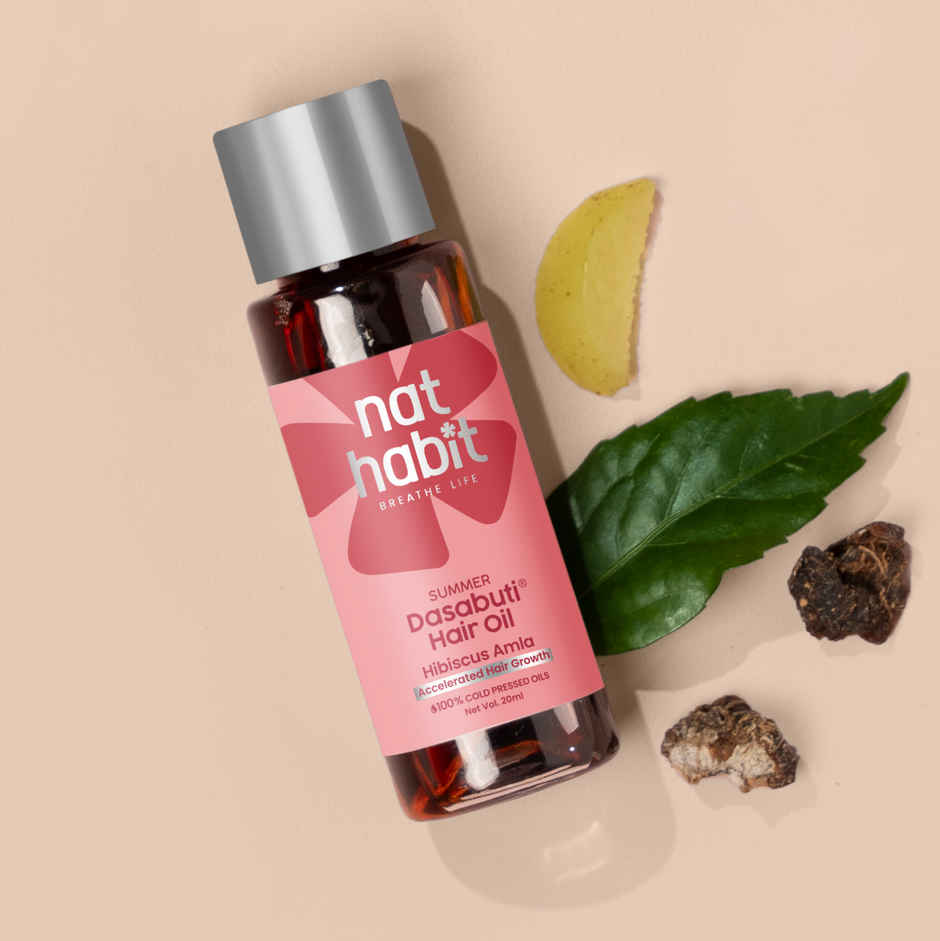 Nat habit Hibiscus Amla Hair Oil