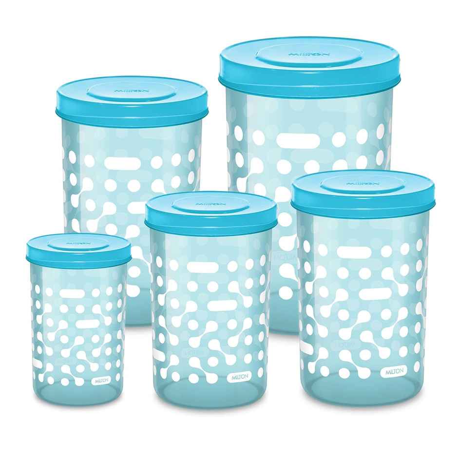 Milton Storex 5-In-1 Plastic Container Set Of 5, Blue