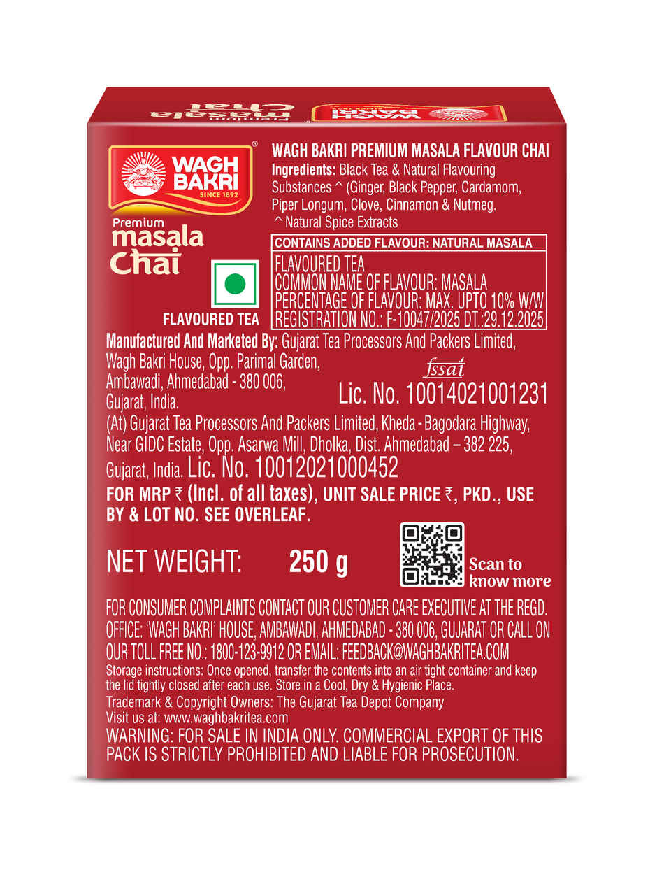 Wagh Bakri Premium Spiced Tea