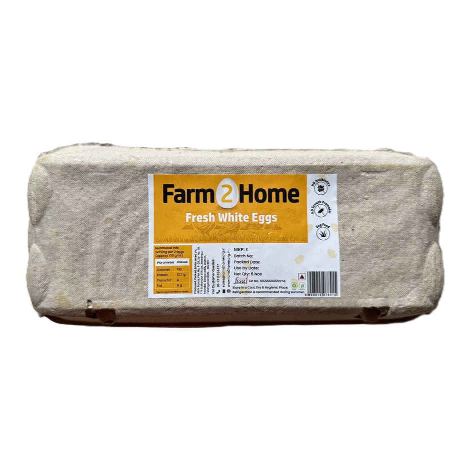 Farm2Home Fresh White Eggs