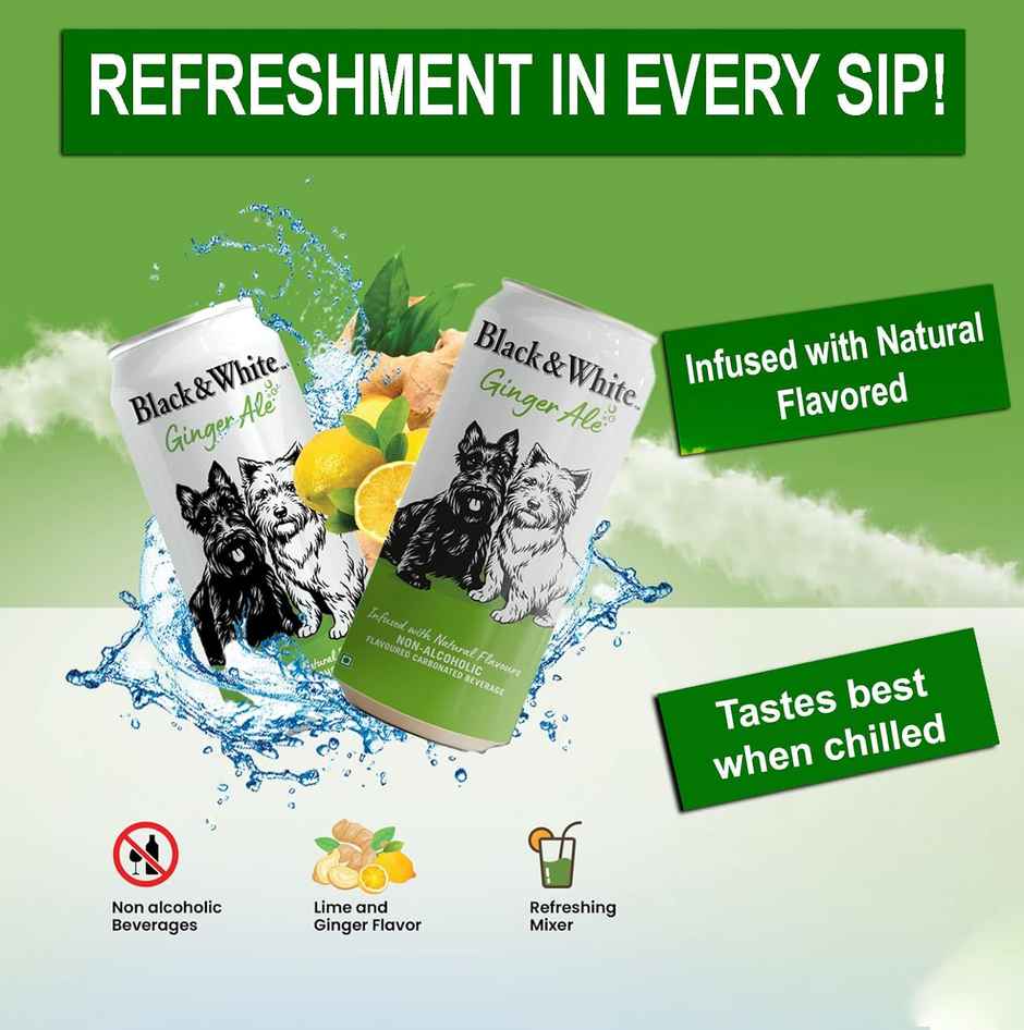Black & White Ginger Ale Combo