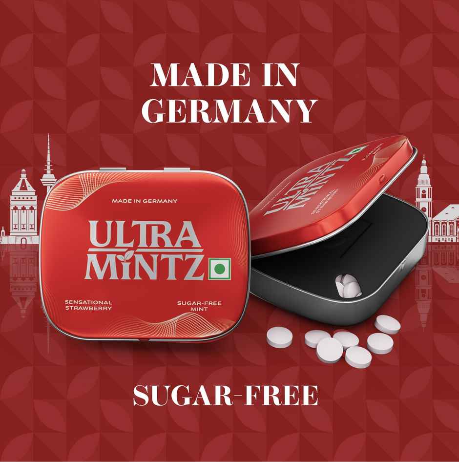 Ultra Mintz Sugar Free Mints | Imported | Sensational Strawberry