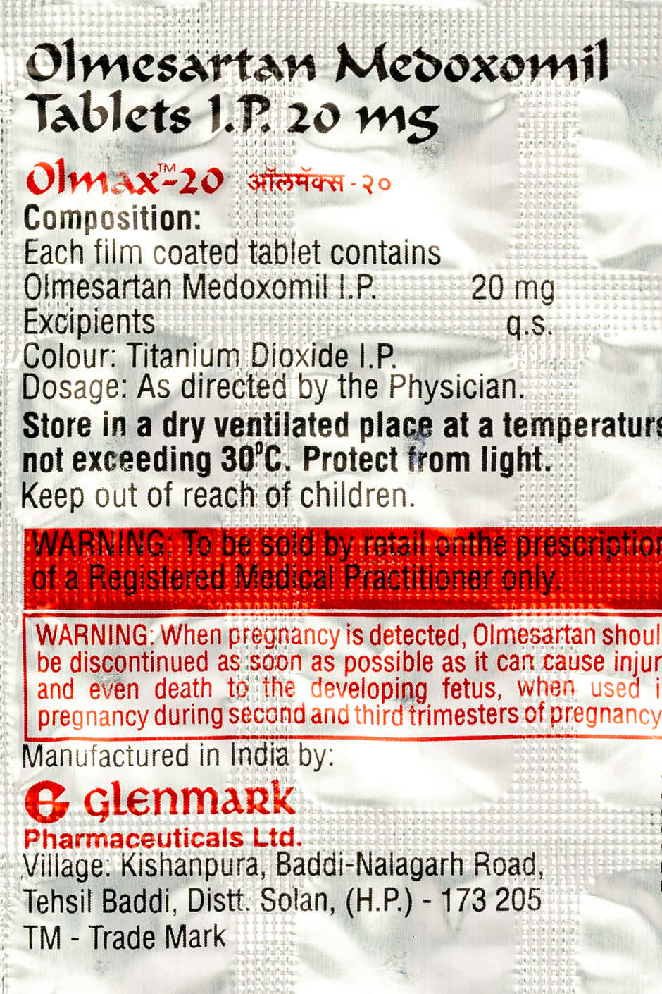 Olmax-20 Tablet