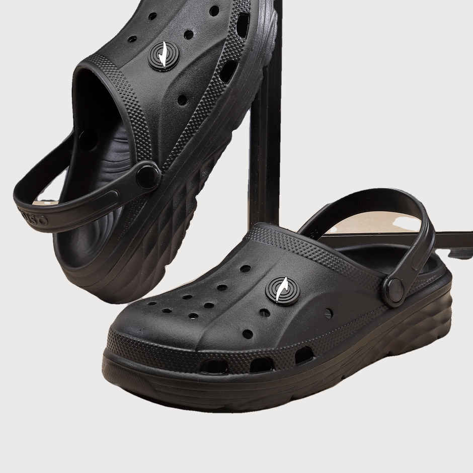 Asian Agc-14 Men Clogs Black (Size-8)