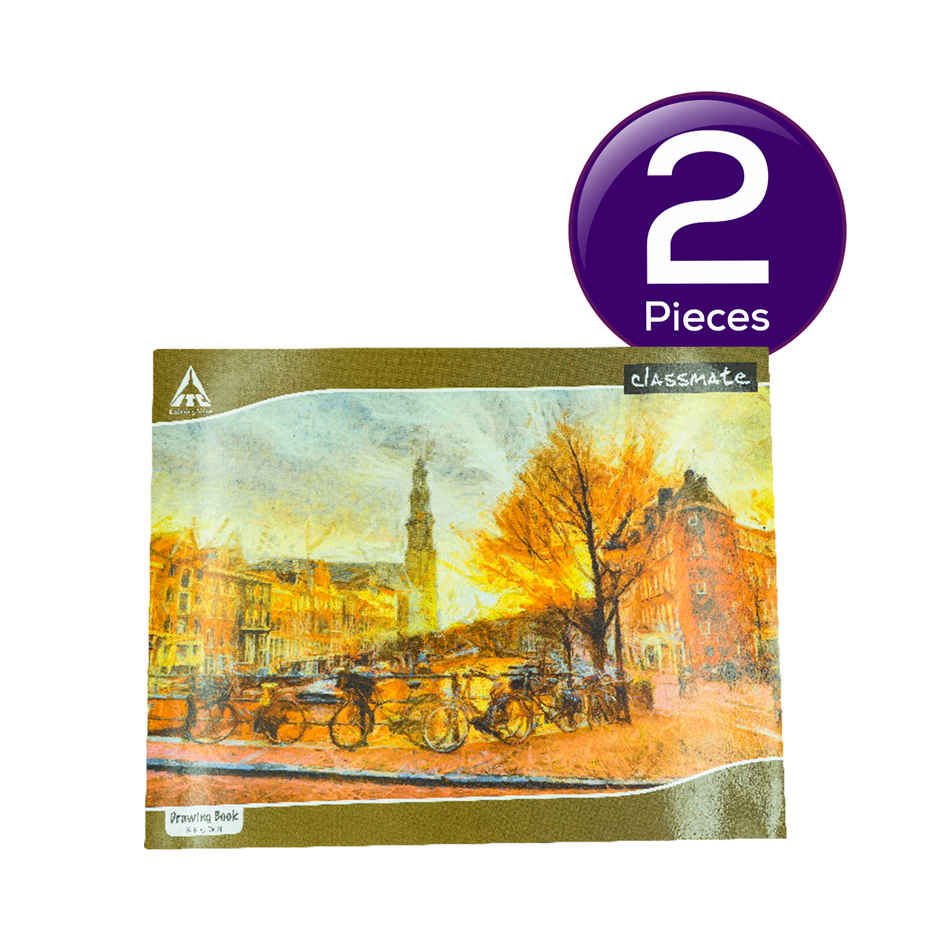 Classmate Drawing Book Unruled 275X347 36 Page 1.0 pcs - Assorted Designs Combo
