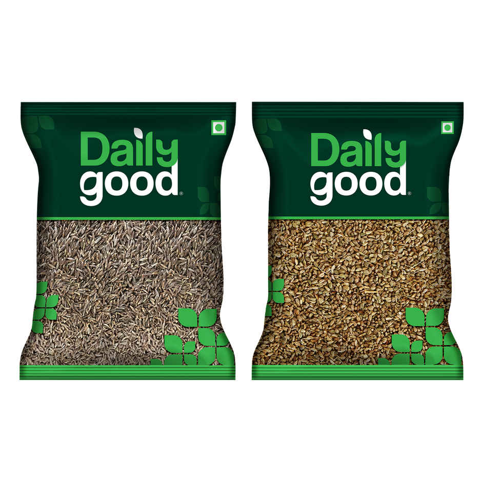 Daily Good Jeera / Cumin(200gms) & Daily Good Ajwain Whole / Caraway Seed(100gms) Combo