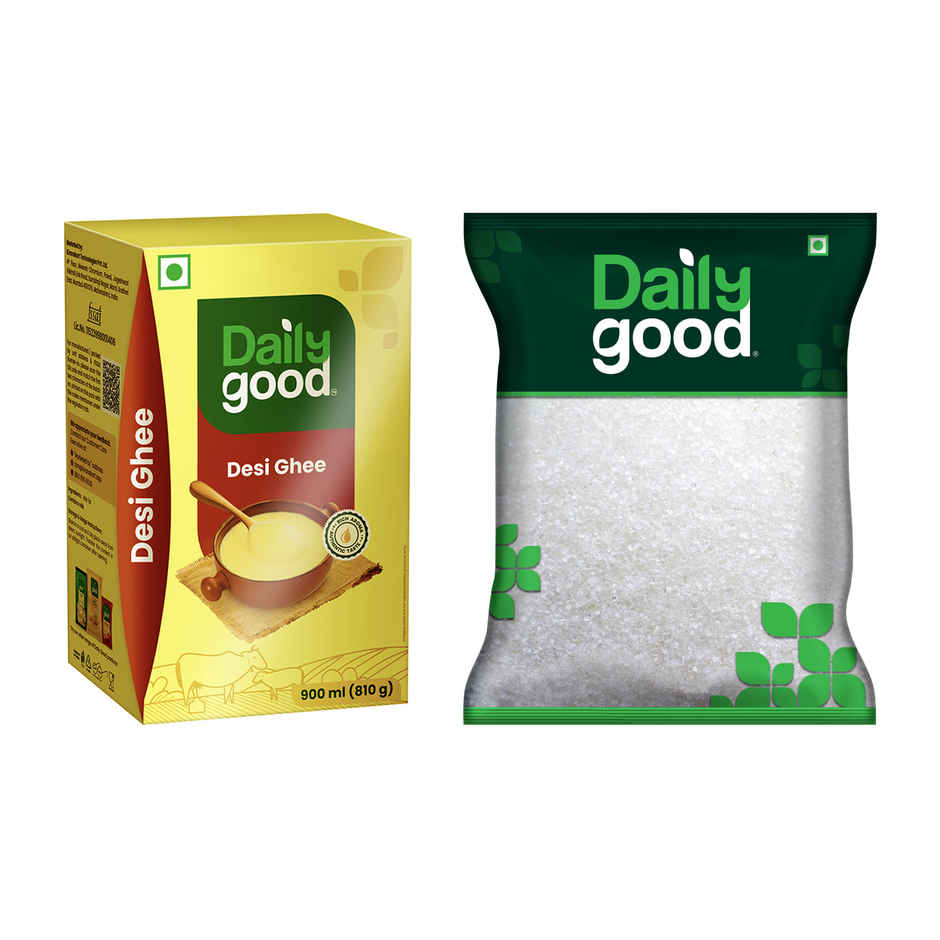 Daily Good Desi Ghee(900ml) & Daily Goodâ  Small Sugar(1kg) Combo