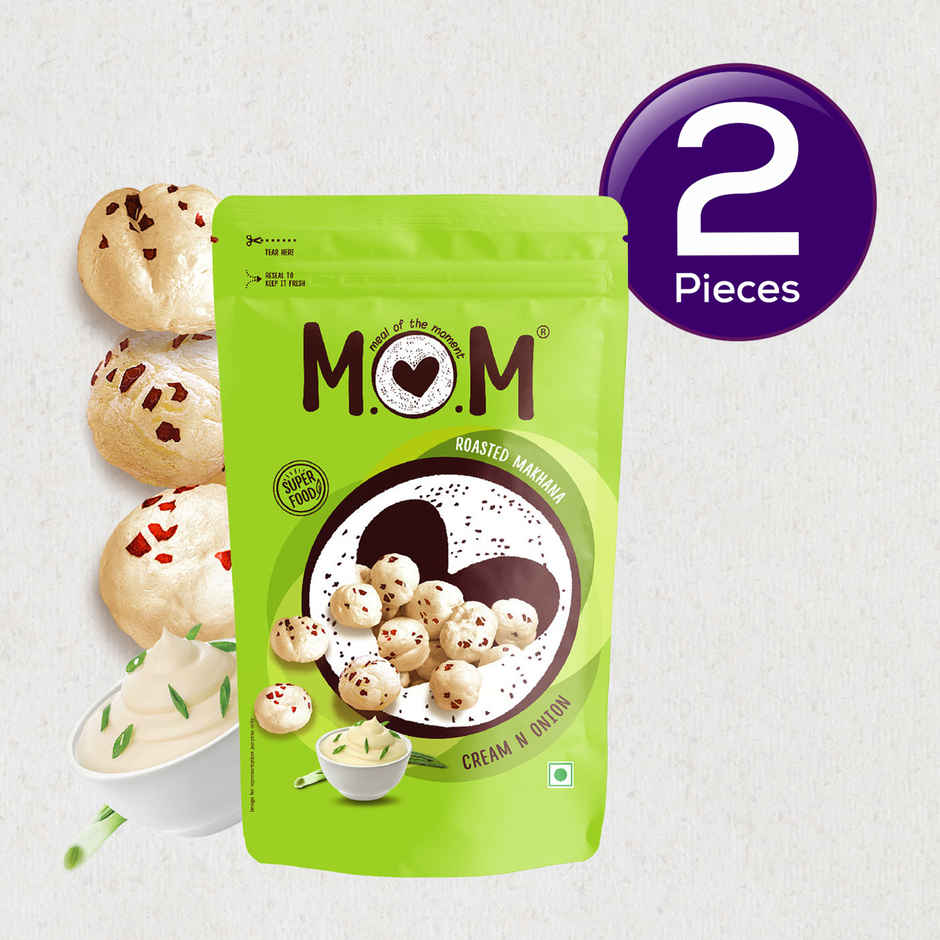 MOM Roasted Makhana Cream N Onion Combo