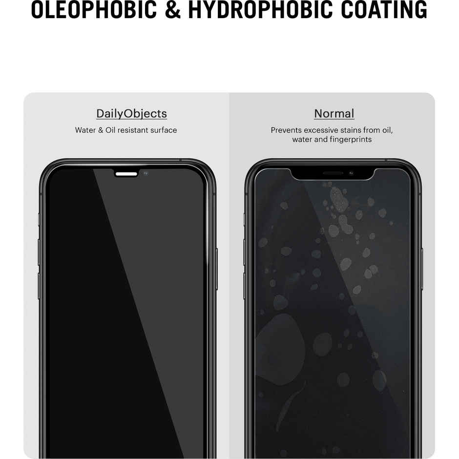 DailyObjects iPhone 15 Pro - Sheath Screen Protector with Applicator Tray