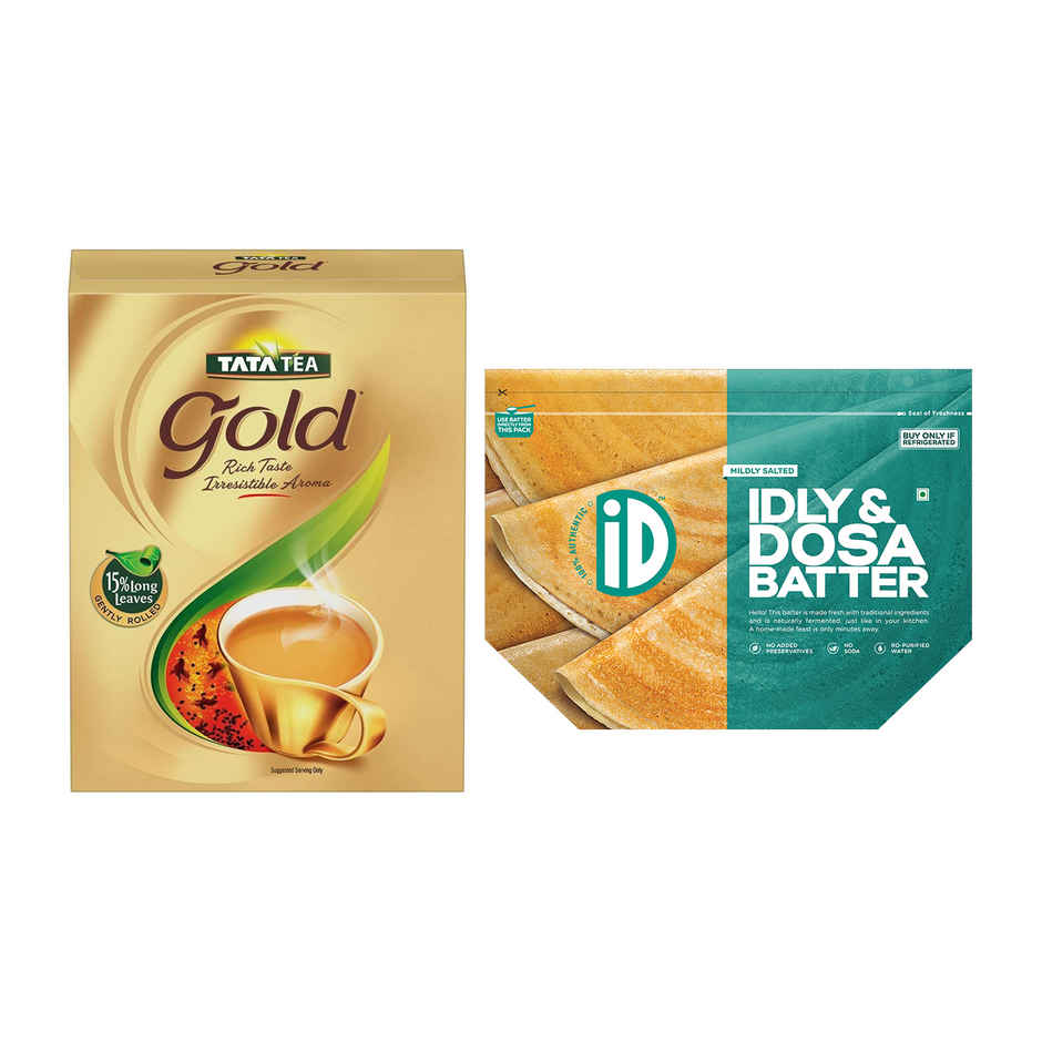Tata Tea Gold(250gms) & Id Idli & Dosa Batter(1kg) Combo