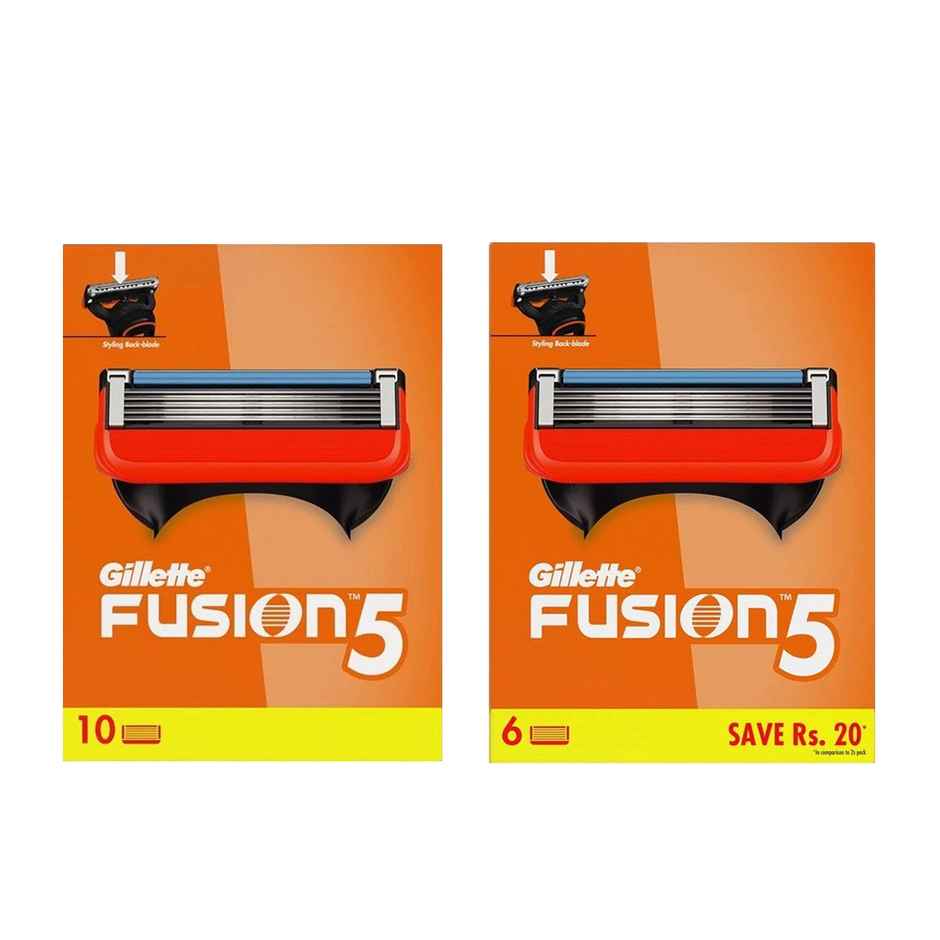 Gillette Fusion Razor Cartridges (10+6) Combo