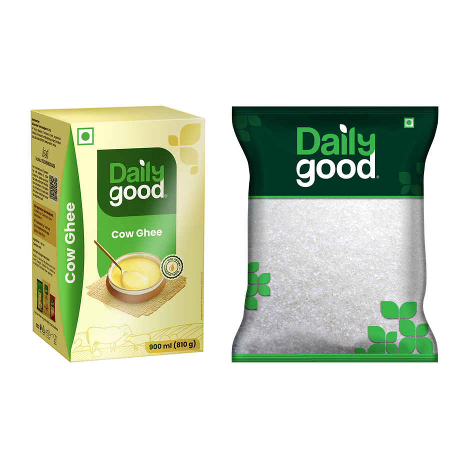 Daily Good Cow Ghee(900ml) & Daily Goodâ  Small Sugar(1kg) Combo  