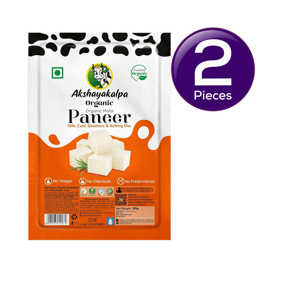 Akshayakalpa Organic Malai Paneer Combo