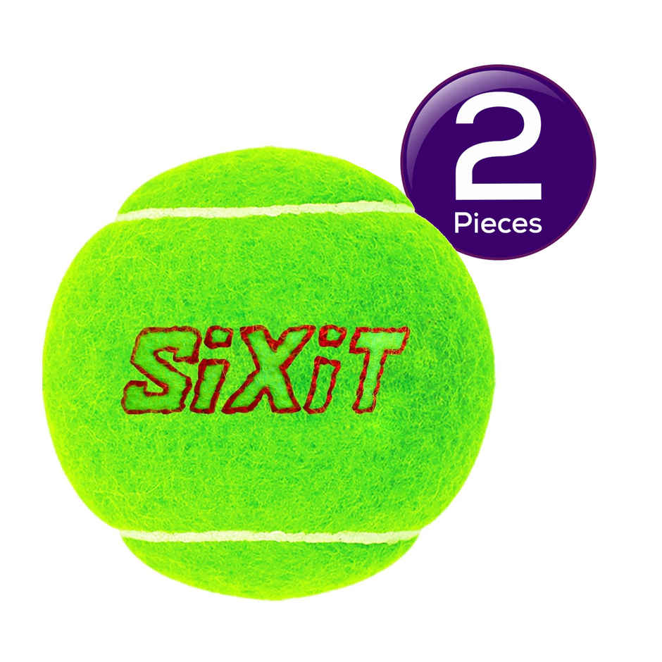 Classic Distributor Sixit Hard Tennis Ball - High-Performance Cricket Ball (Single Pack) Combo