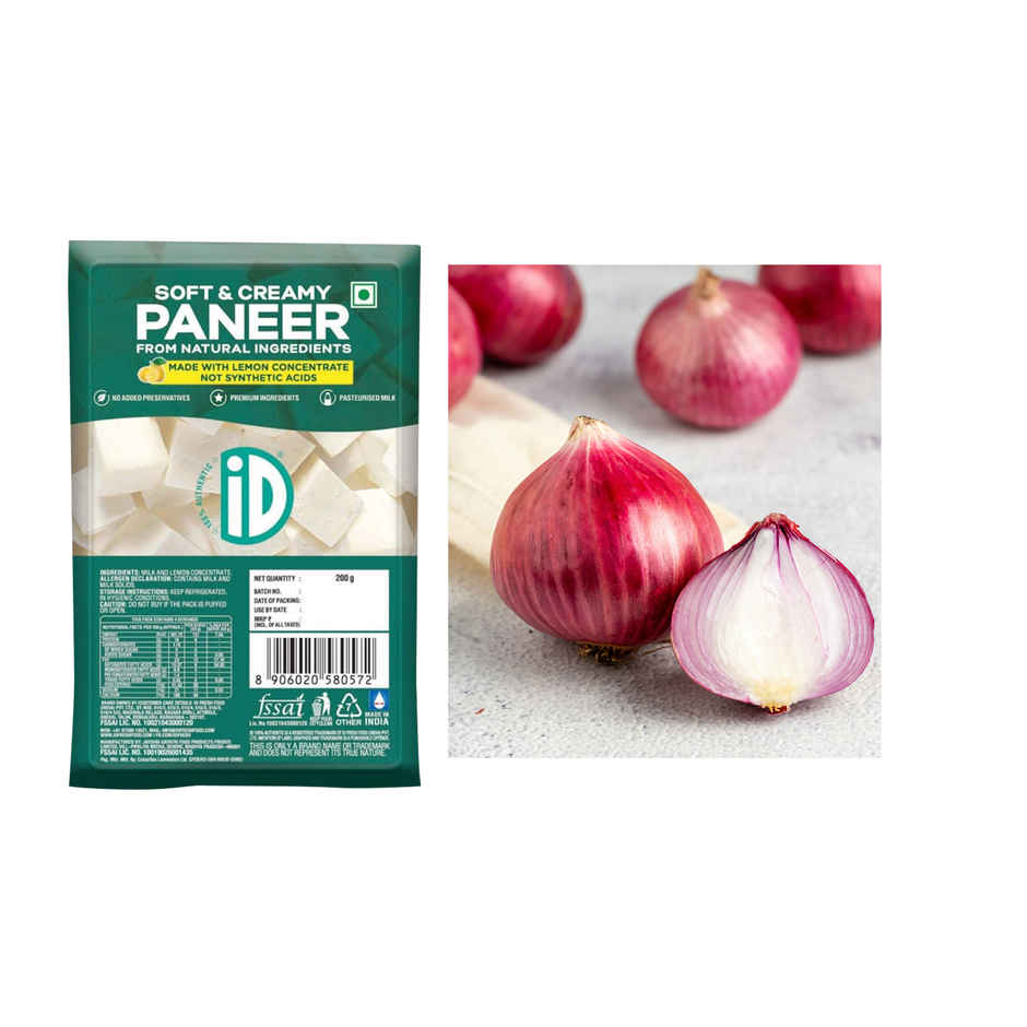 Id Fresh Soft & Creamy Paneer(1pc) & Onion(1pc) Combo 