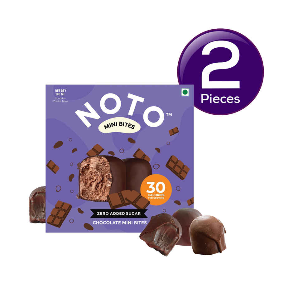NOTO Dark Chocolate Minis Sugar Free, Guilt Free Ice Cream | Combo