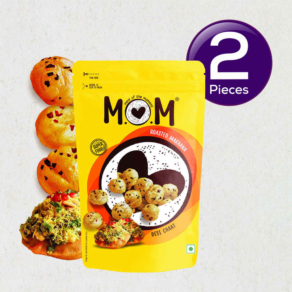 MOM Roasted Makhana Desi Chaat Combo