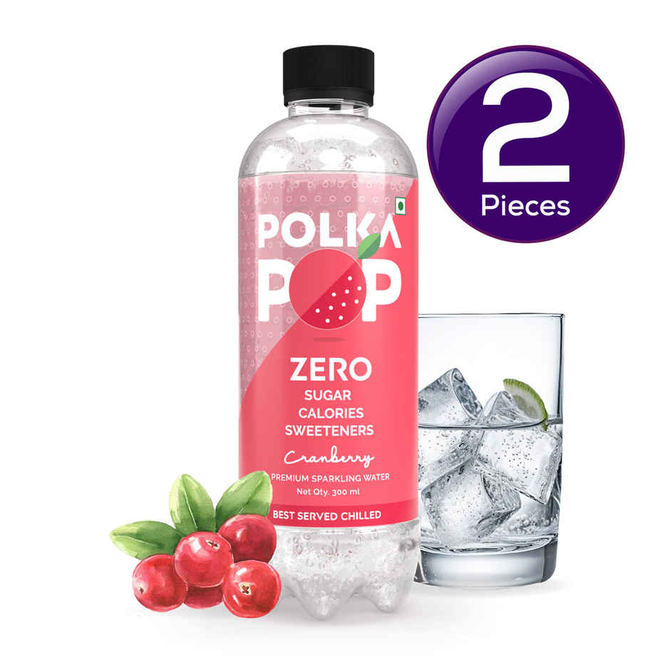 Polka Pop Cranberry Sparkling Water Combo
