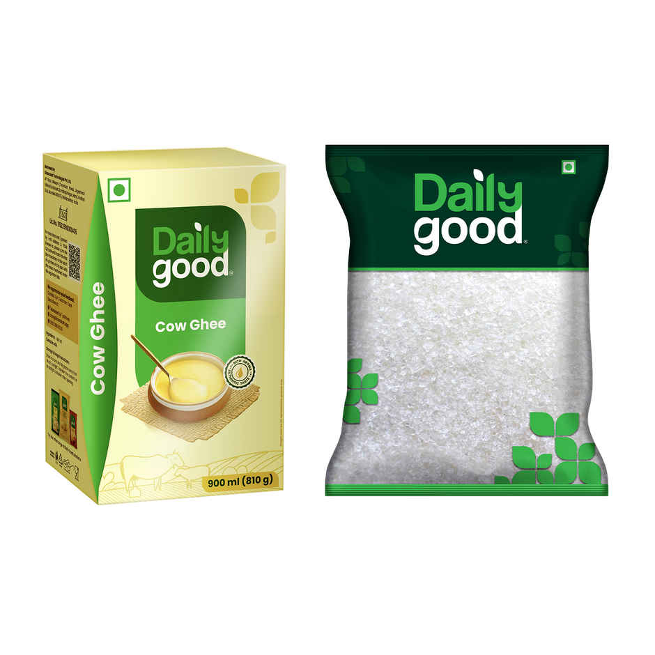 Daily Good Cow Ghee(900ml) & Daily Good Medium Sugar(5kg) Combo