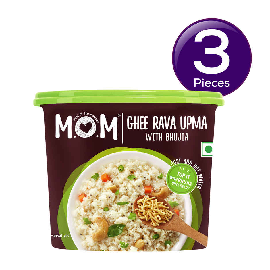 MOM Ghee Rava Upma with Bhujia Combo
