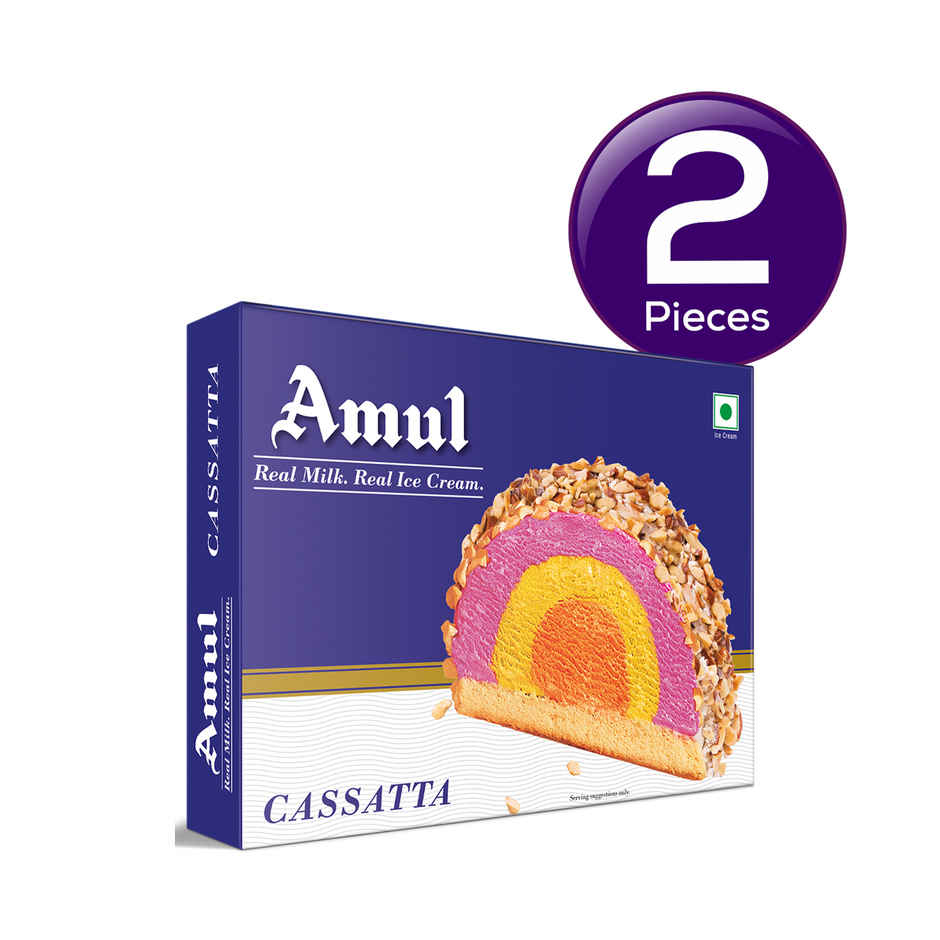 Amul Cassata Ice Cream | Real Milk Combo