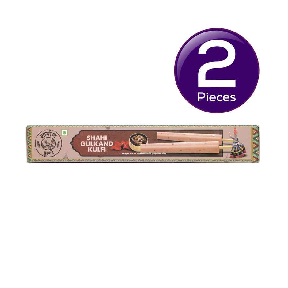 Grameen Shahi Gulkand Kulfi Ice Cream Stick Combo
