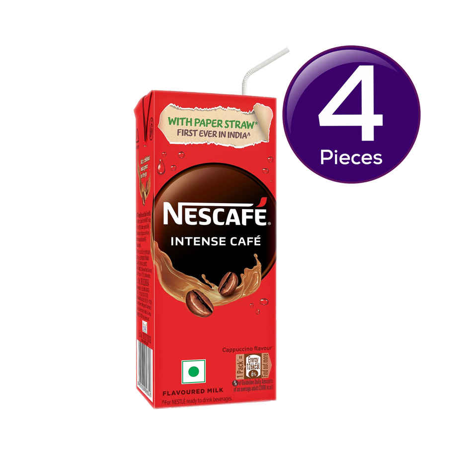 Nescafe Ready To Drink Coffee Flavoured Milk Intense Cafe Cappucino Cold Coffee Combo