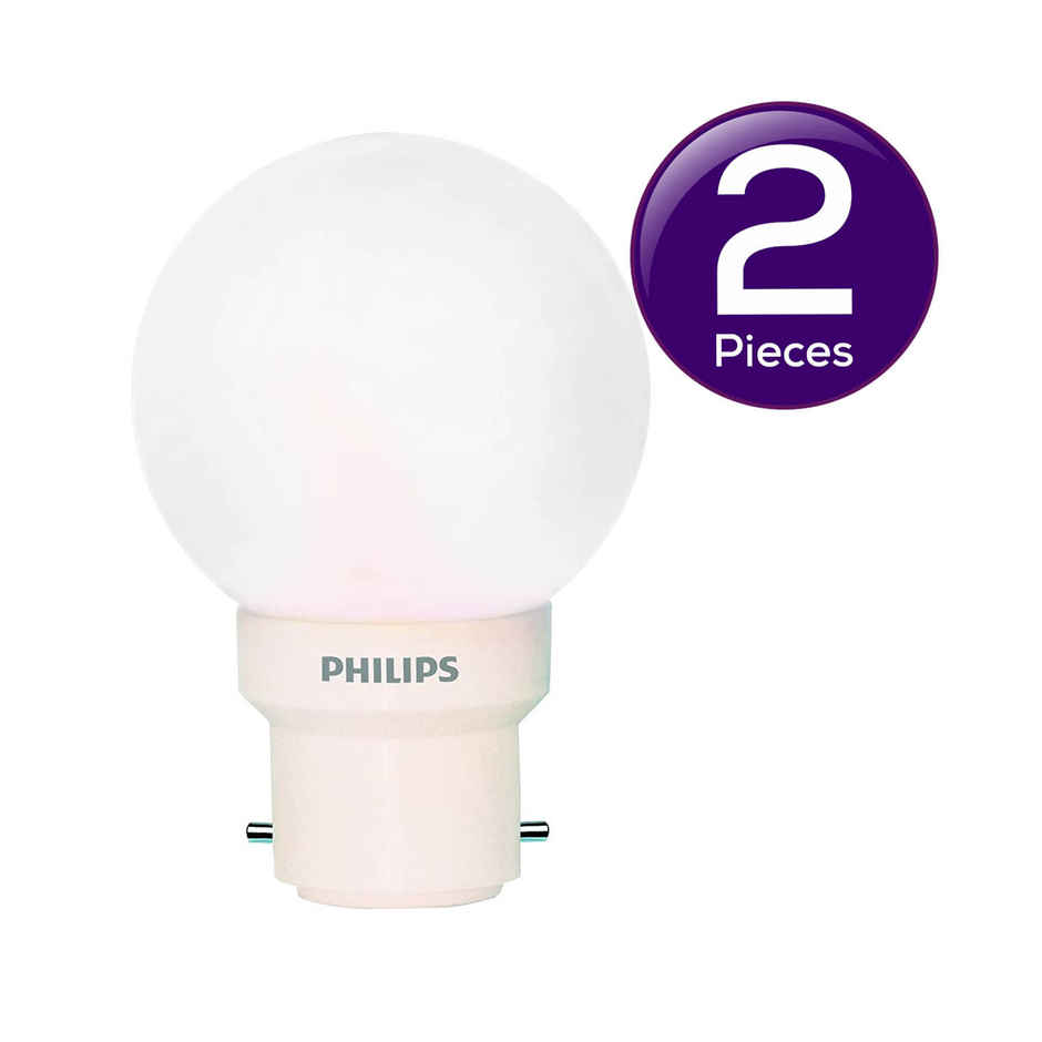 Philips 0.5 W LED Deco Bulb - White | Energy Efficient Combo