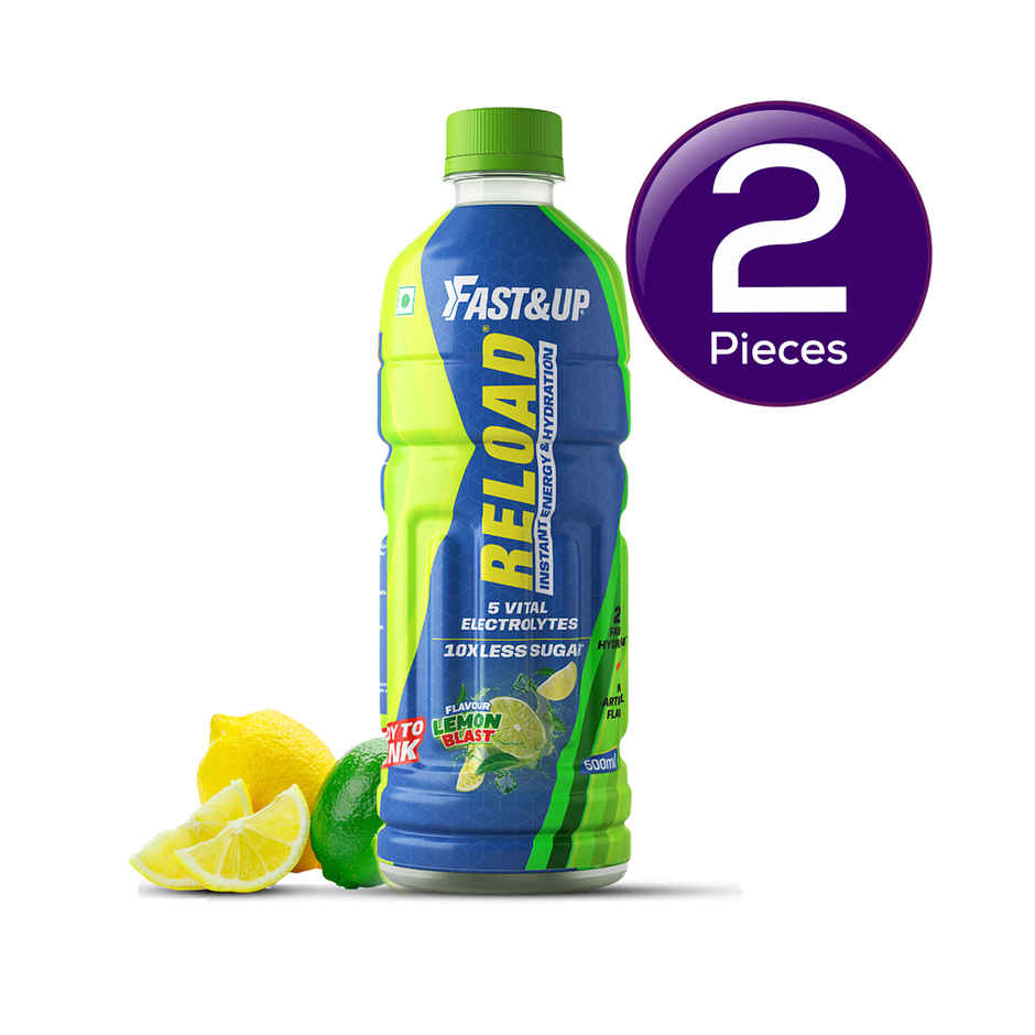 Fast&Up Reload Low Sugar Energy Drink - Tasty Lemon Blast Combo