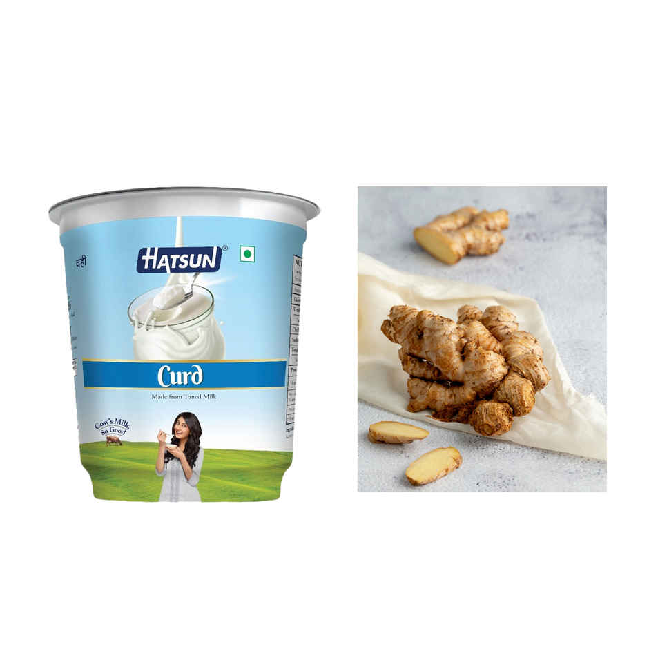 Hatsun Cup Curd(1pc) & Ginger (Inji)(1pc) Combo