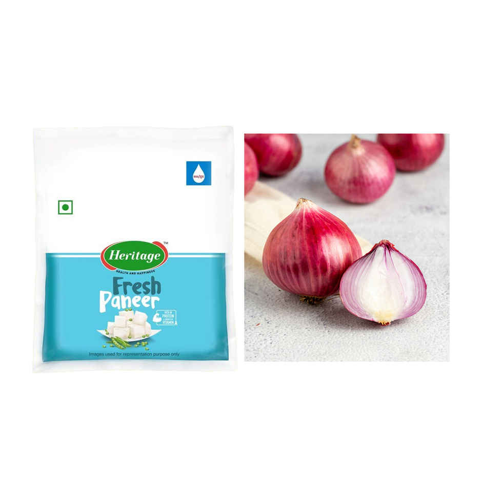 Heritage Fresh Paneer(1pc) & Onion(1pc) Combo