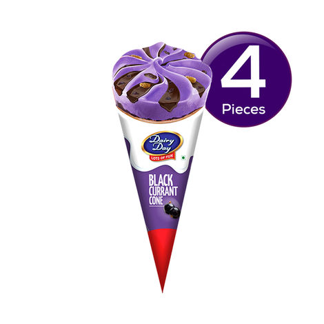 Dairy Day Blackcurrant Ice Cream Cone Combo