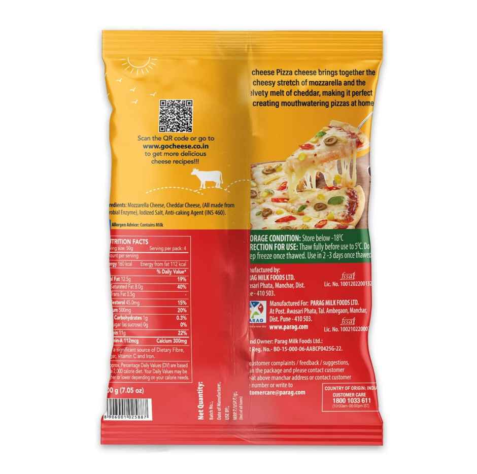 Go Cheese Pizza Blend (Mozzarella + Cheddar)