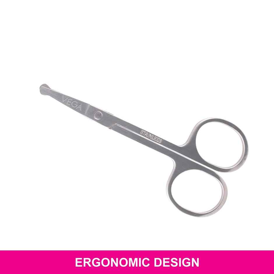 VEGA Stainless Steel Nasal Safety Scissor, (NS-01)