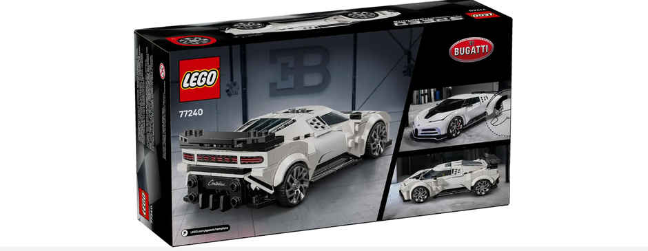 LEGO Speed Champions Bugatti Centodieci Hyper Sports Car Toy 77240 Building Blocks Toys