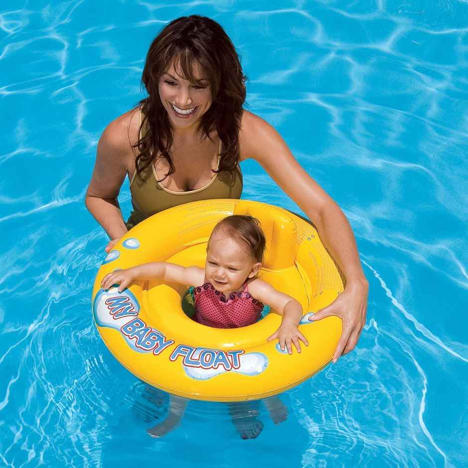 Toyshine My Baby Float Tube (Yellow, 1-2 Years)