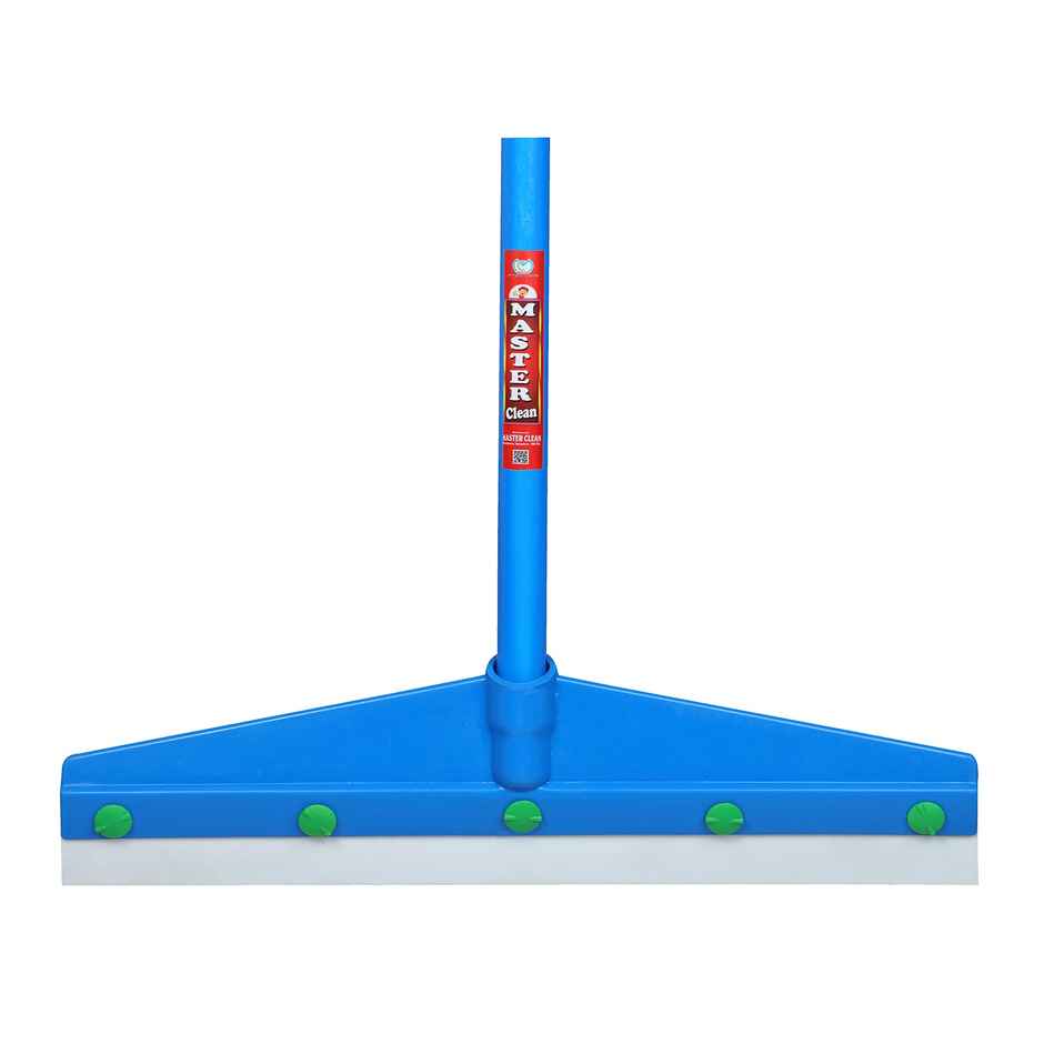 Antzco Blue Plastic Wiper 16" With 4 Feet Metal handle | Blue