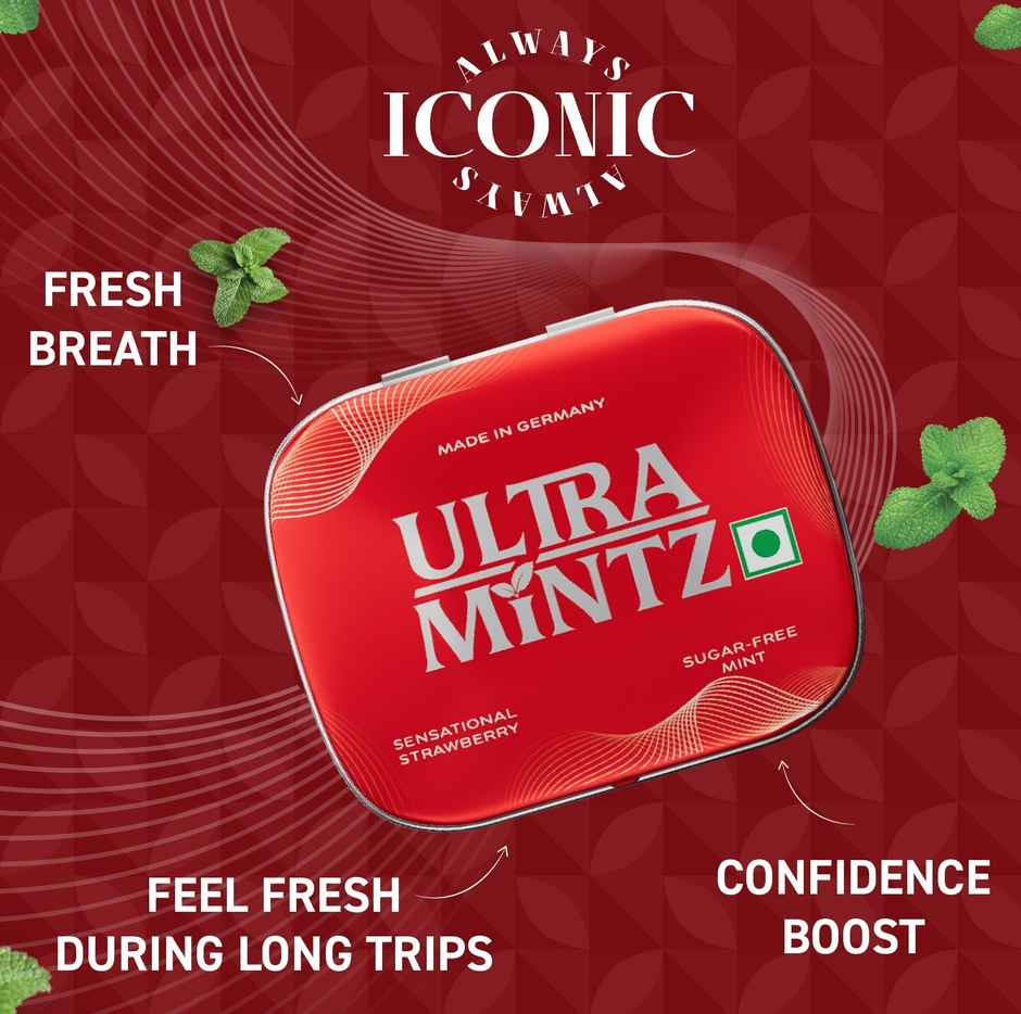 Ultra Mintz - Sensational Strawberry | Sugar Free | Imported