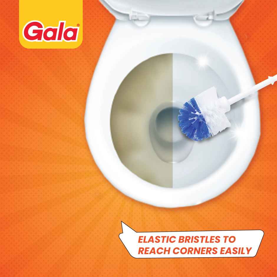 Gala Toilex Toilet Brush With Round Continer Holder