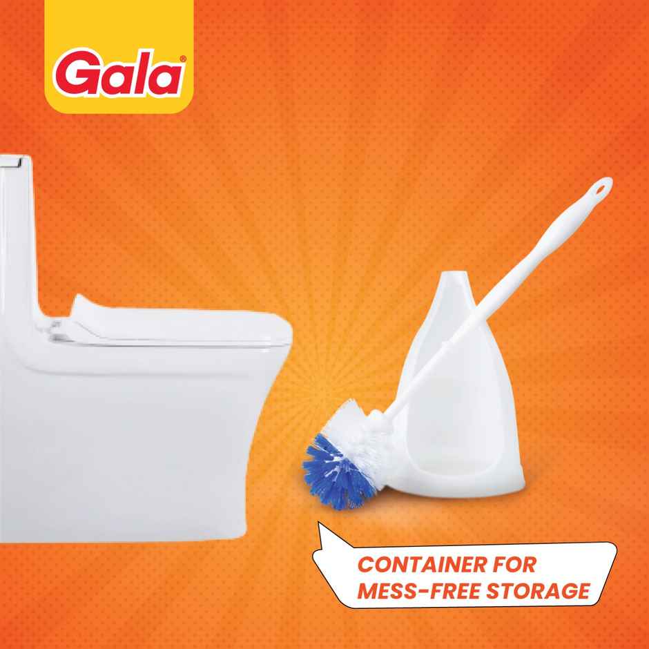 Gala Toilex Toilet Brush With Round Continer Holder