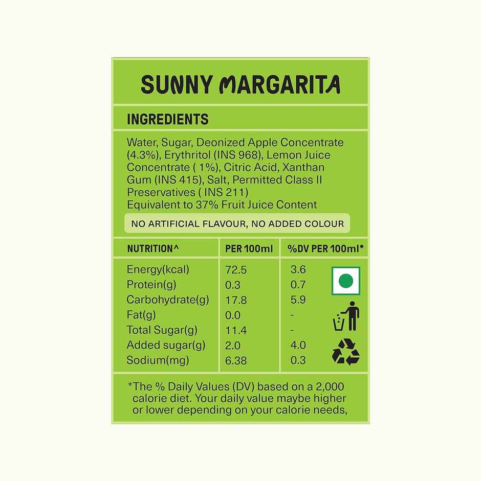 Tipsy Tiger Lemon Sunny Margarita