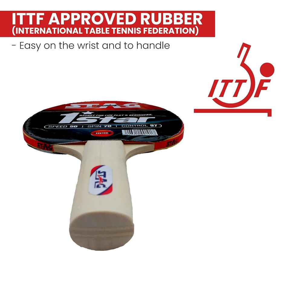 Stag 1 Star Table Tennis Racket - PO1