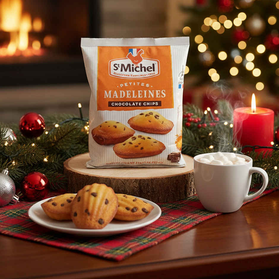 St Michel Mini Madeleines Choco Chip bag