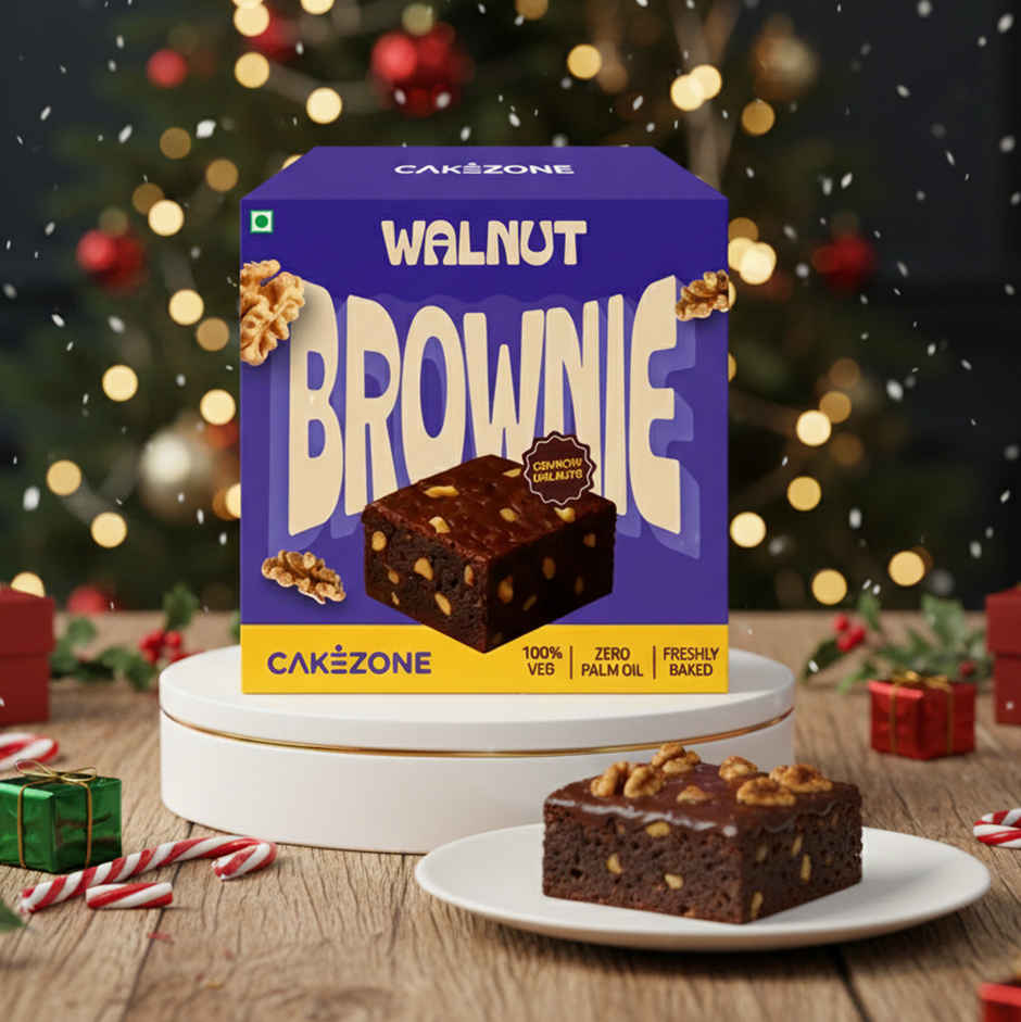 Cakezone Walnut Brownie (80g) & Cakezone Double Chocolate Brownie (85g) Combo