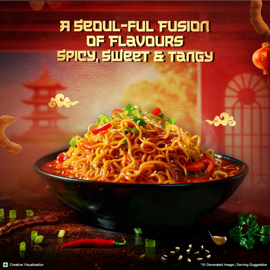 B Natural Coco Nut Cola (250ml) & Sunfeast Yippee! Pan Asian Noodles Gochujang (1pc) Combo