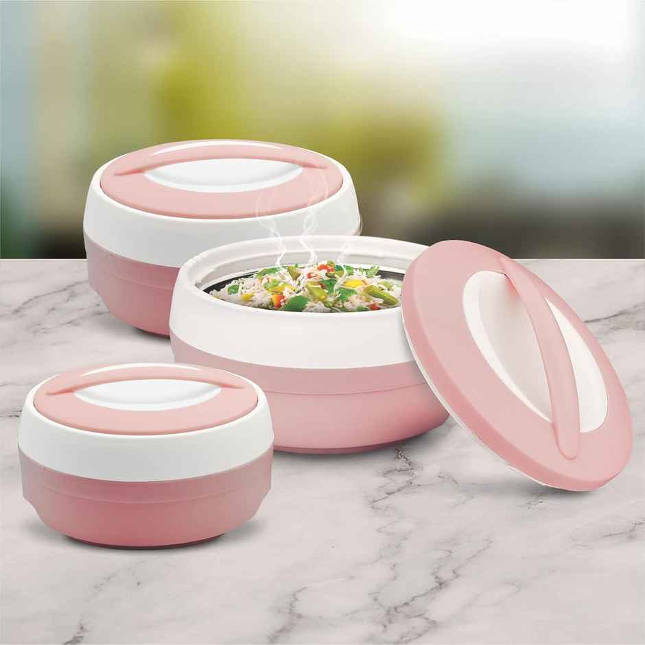 Asian Cosmos Casserole Set Of 3 (600 +1000 +1500 ml)- Assorted