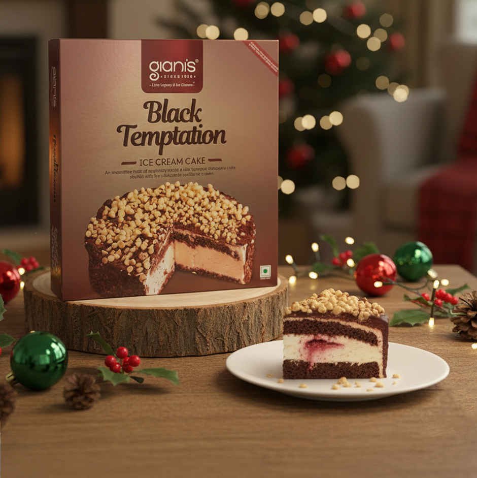 Giani's Black Temptation Ice Cream Cake