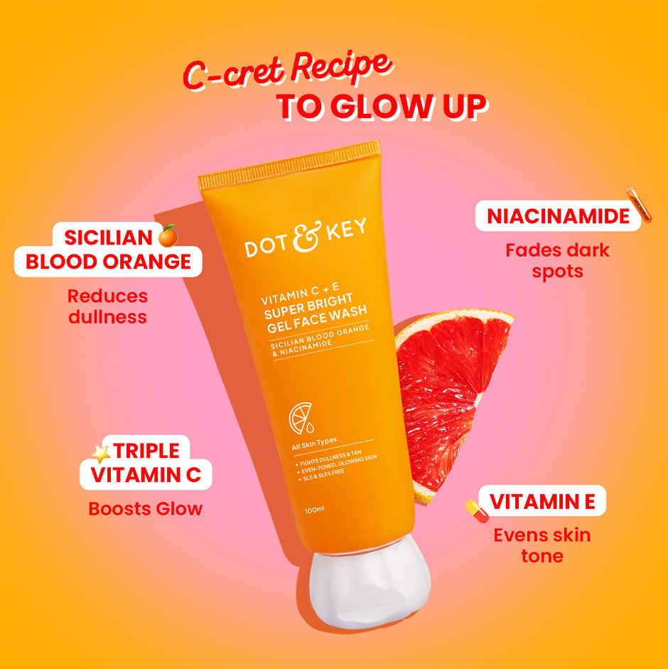 Dot & Key VITAMIN C + E Super Bright Gel Face Wash