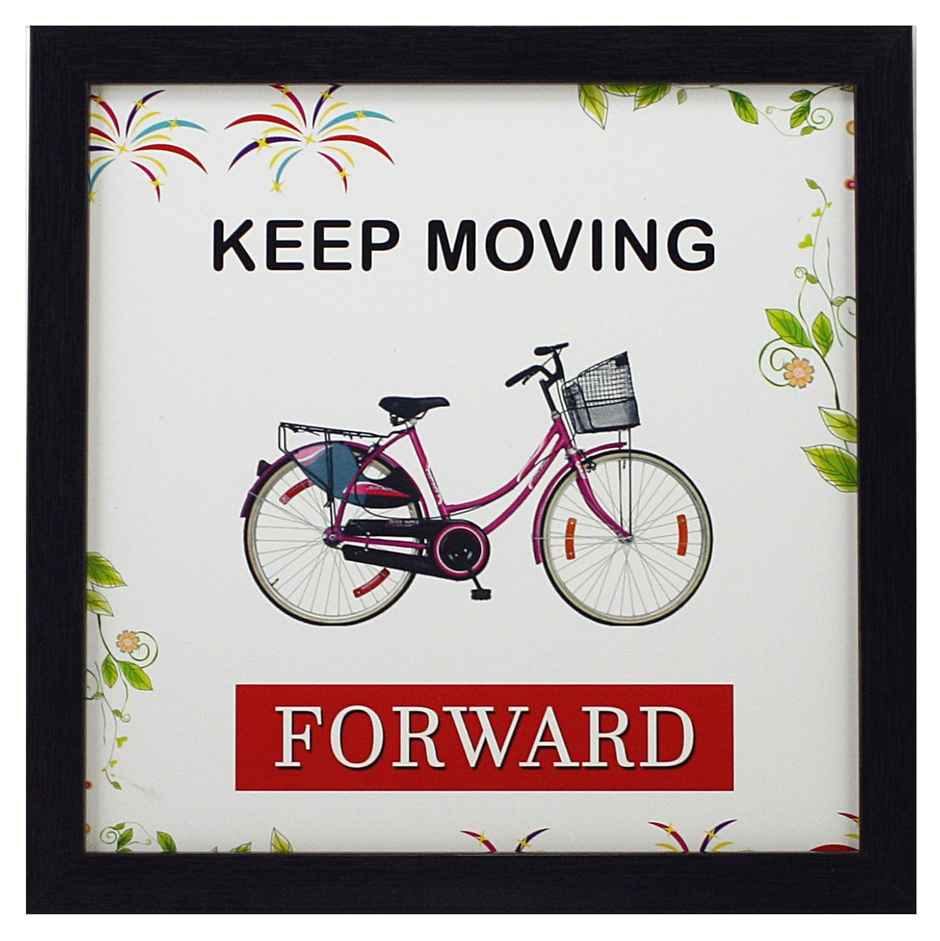 Indianara Set of 4 Motivational Decor Framed Wall Hanging Laminated Paintings Matt Art Prints